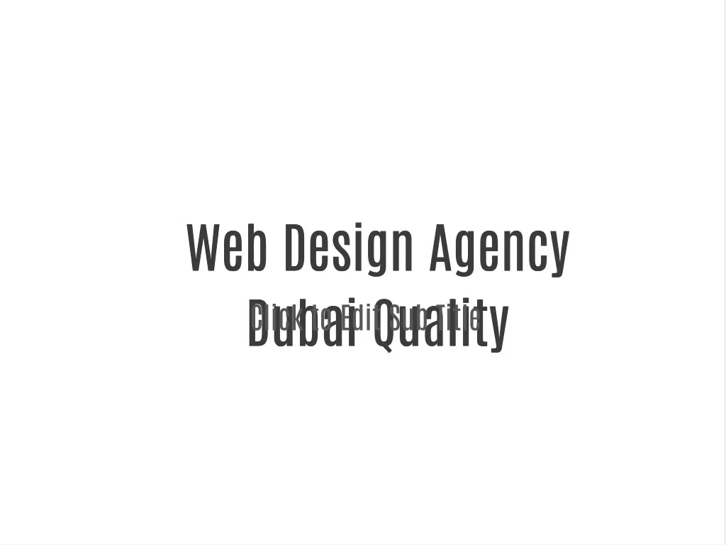 web design agency web design agency dubai quality
