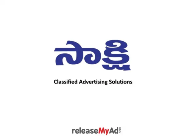 Sakshi Newspaper Advertisement Booking Online