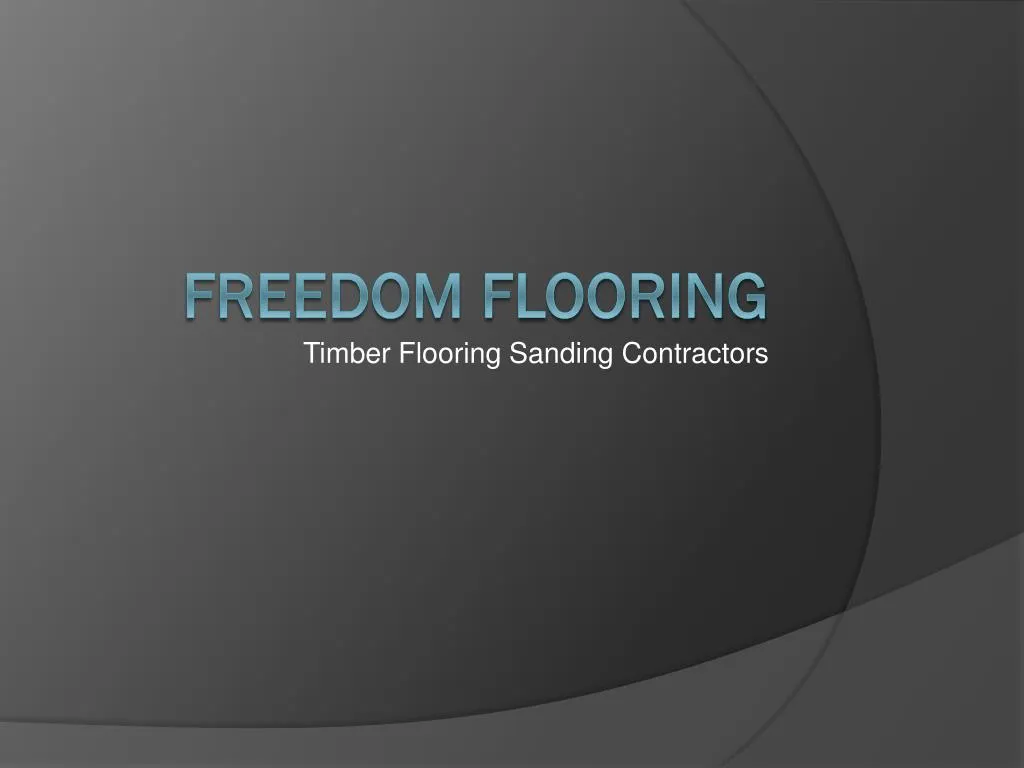 timber flooring sanding contractors