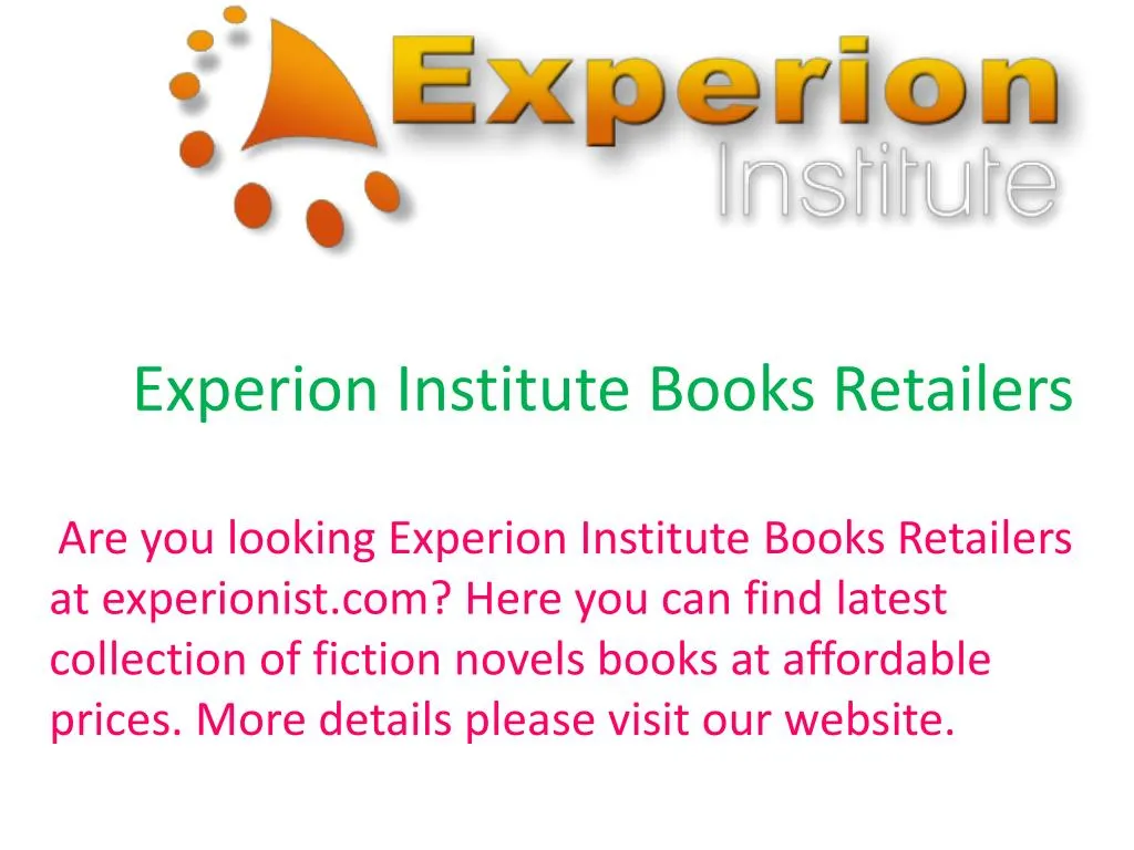 experion institute books retailers