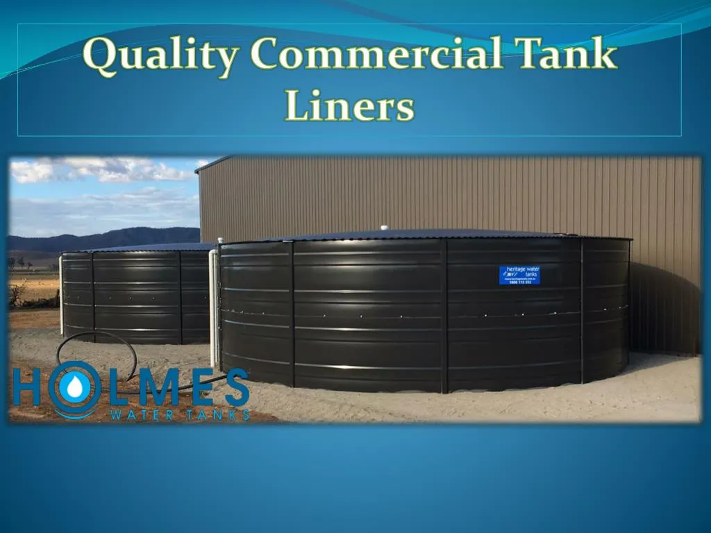quality commercial tank liners