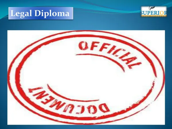 Legal Diploma