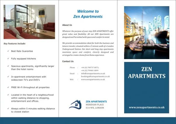 Short Stay Apartments London | LondonLong Let Apartments | Holiday Rentals
