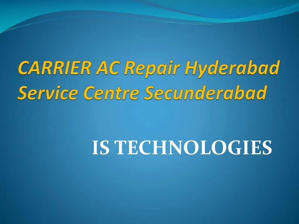carrier ac repair hyderabad service centre secunderabad