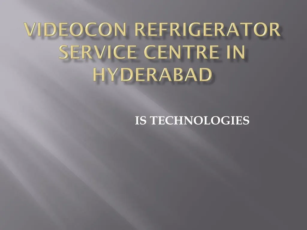 videocon refrigerator service centre in hyderabad