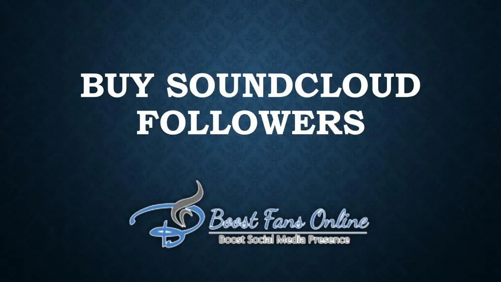 buy soundcloud followers