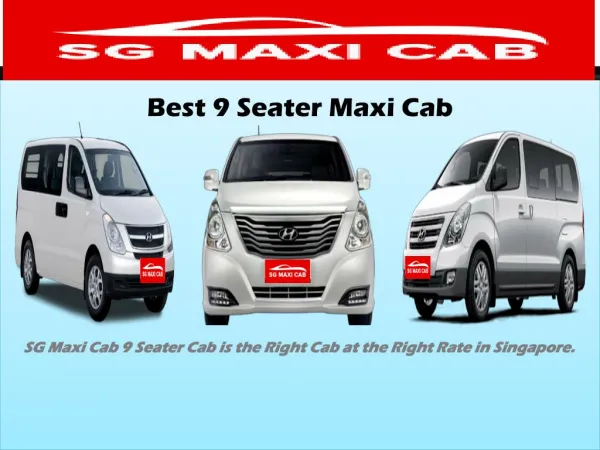 Best 9 Seater Maxi Cab