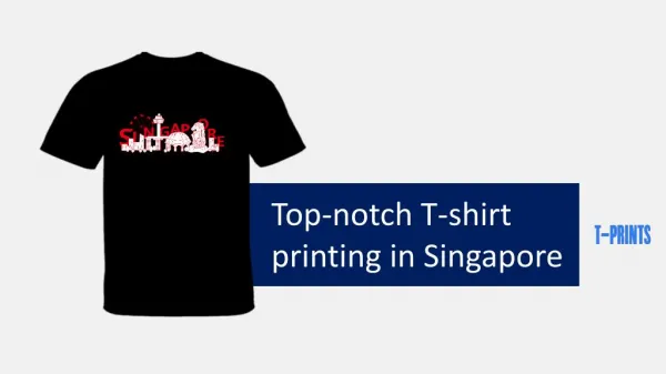 T shirt printing Singapore