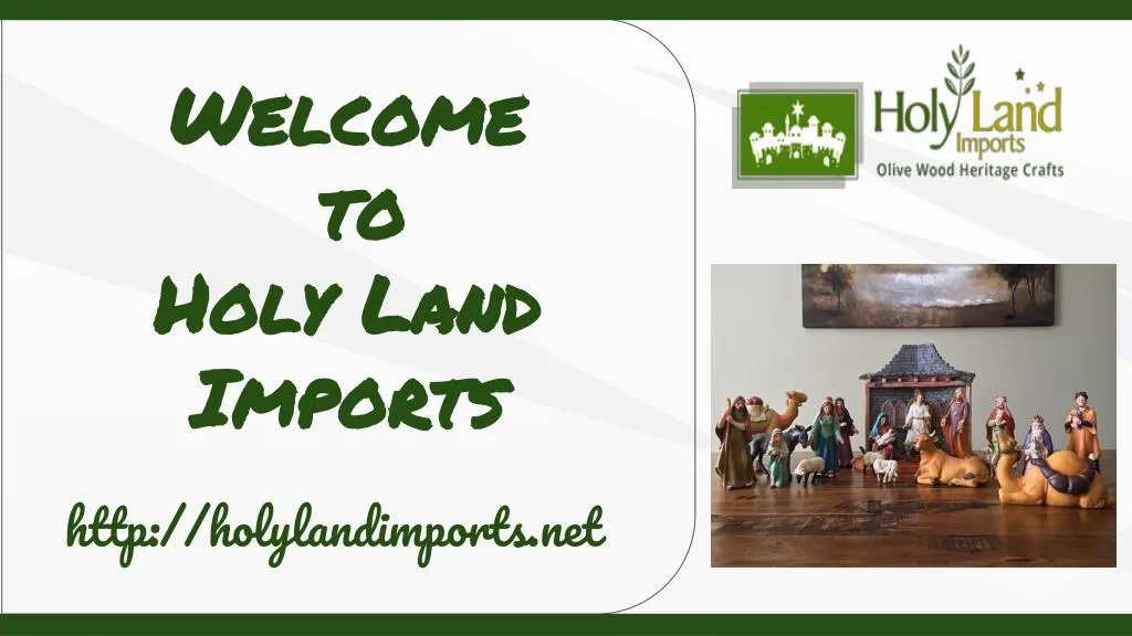 welcome to holy land imports
