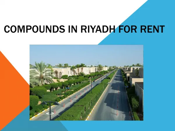 Compounds in Riyadh for Rent