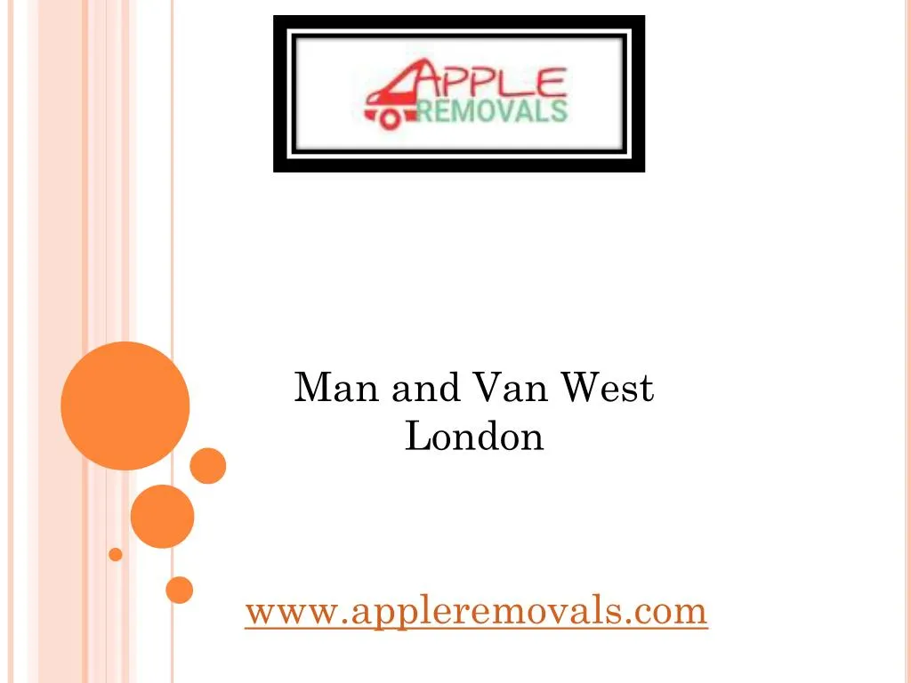 man and van west london