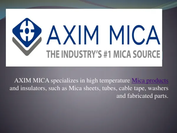 Manufacturing High Temperature Mica Tubes | Axim Mica