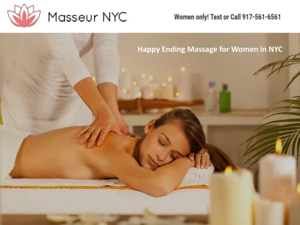Happy Ending Massage for Women in NYC