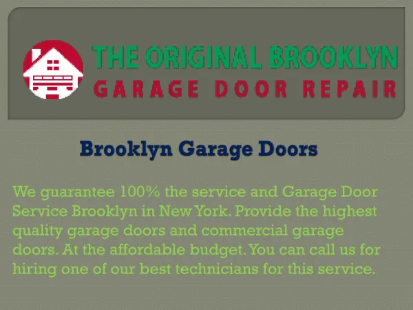 Brooklyn Garage Doors