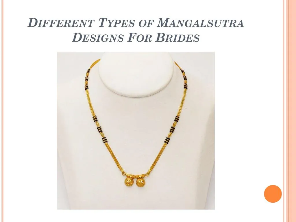 different types of mangalsutra designs for brides