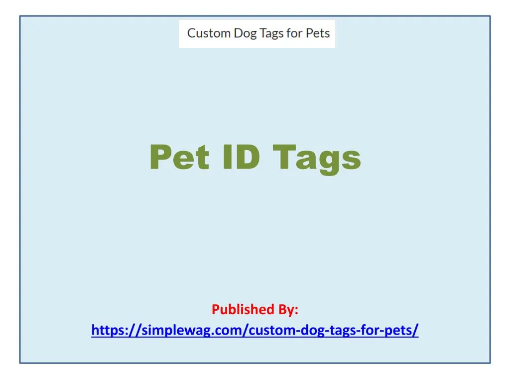 pet id tags published by https simplewag com custom dog tags for pets