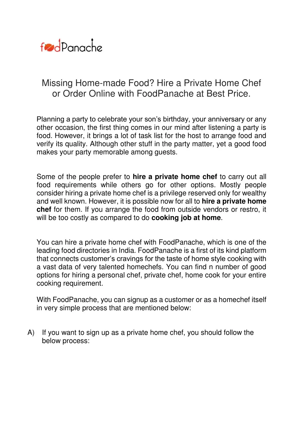 missing home made food hire a private home chef