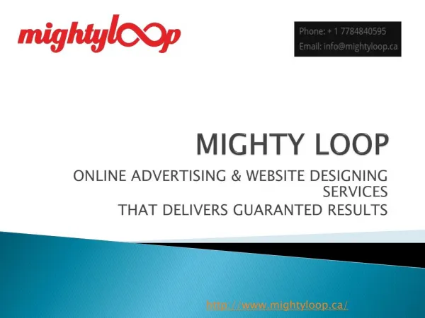 Mighty Loop - Online Advertising & Website Designing Services