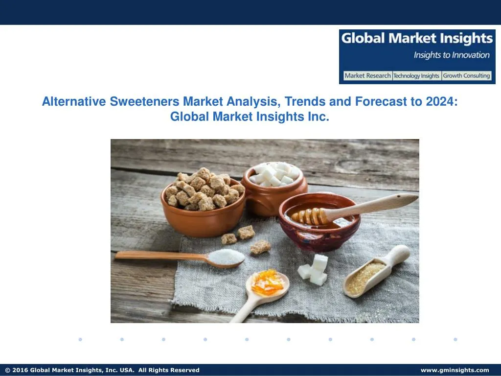 alternative sweeteners market analysis trends