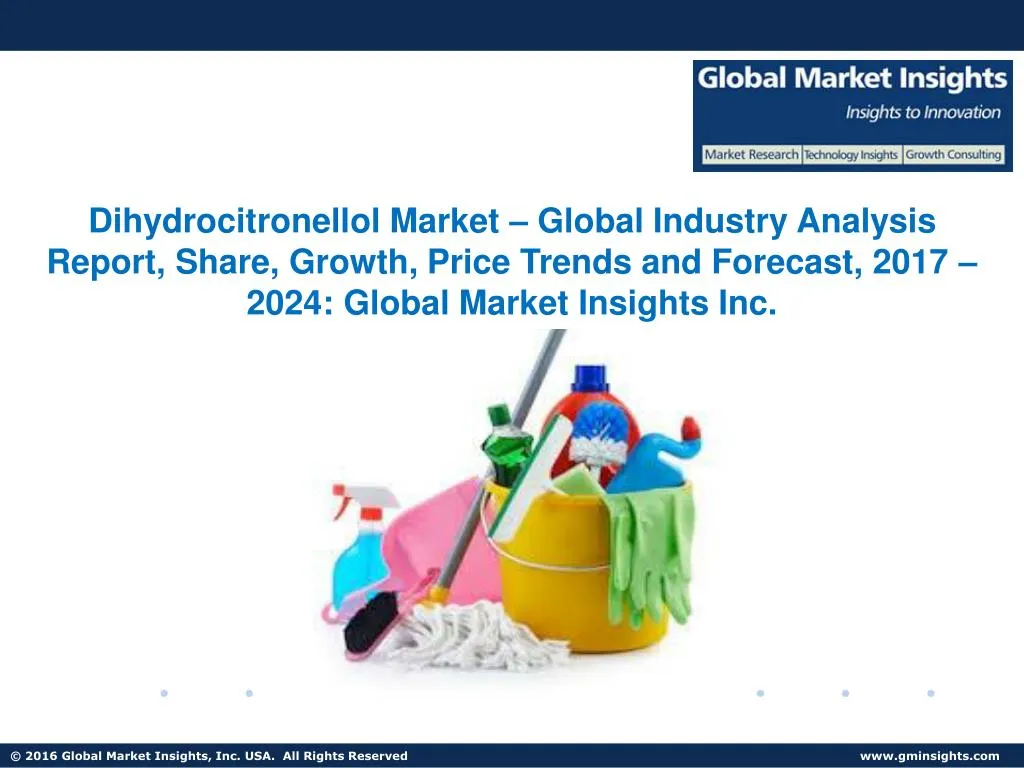dihydrocitronellol market global industry