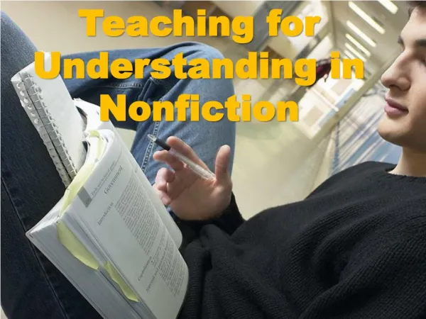 Teaching Nonfiction Reading Strategies