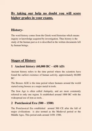 History Homework Help - slide 1