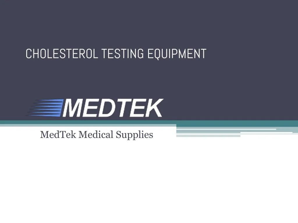 cholesterol testing equipment