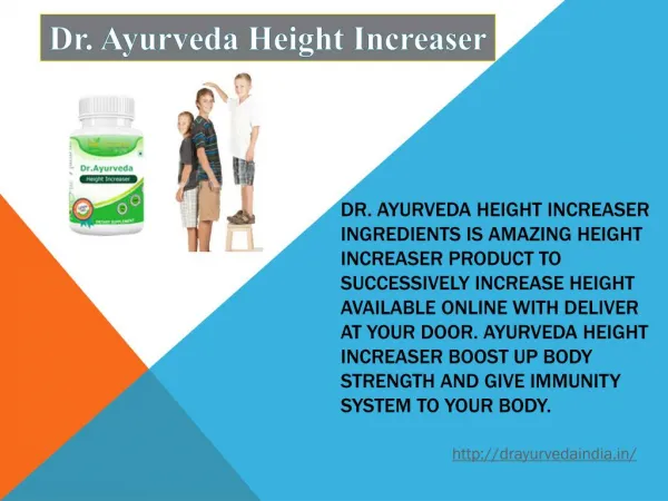 Dr. Ayurveda Height Increaser