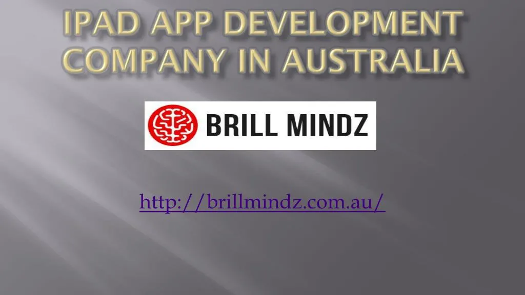ipad app development company in australia