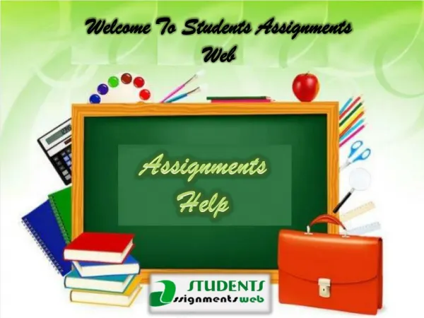 Assignment Solution Online