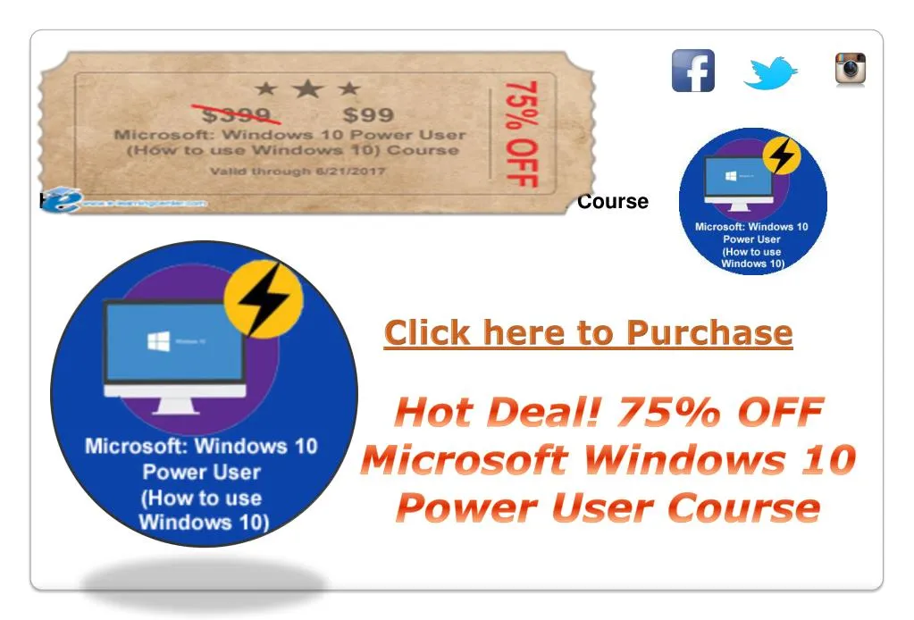hot deal 75 off microsoft windows 10 power user