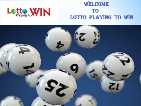 Lotto Playing to Win E-Book