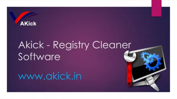 Akick - Registry Cleaner Software | PC Booster Software