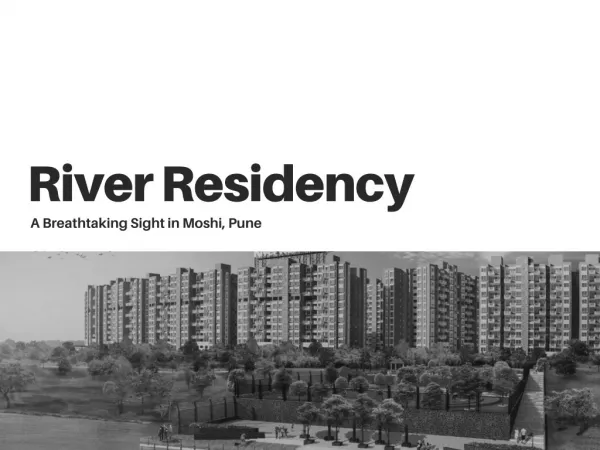 River Residency : River facing luxurious apartments in Moshi
