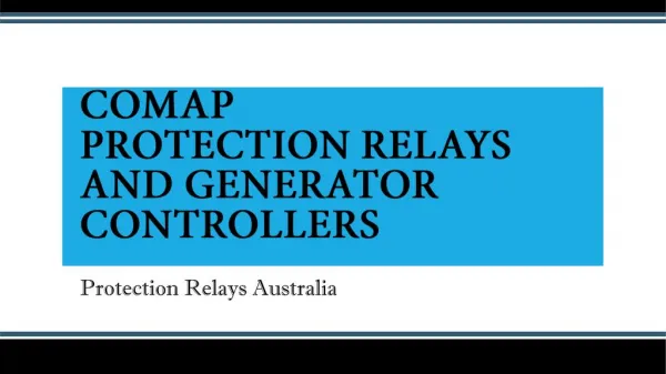 ComAp Protection Relays and Generator Controllers | Grid Protection