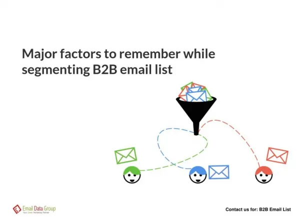 B2B Email Lists Segmentation