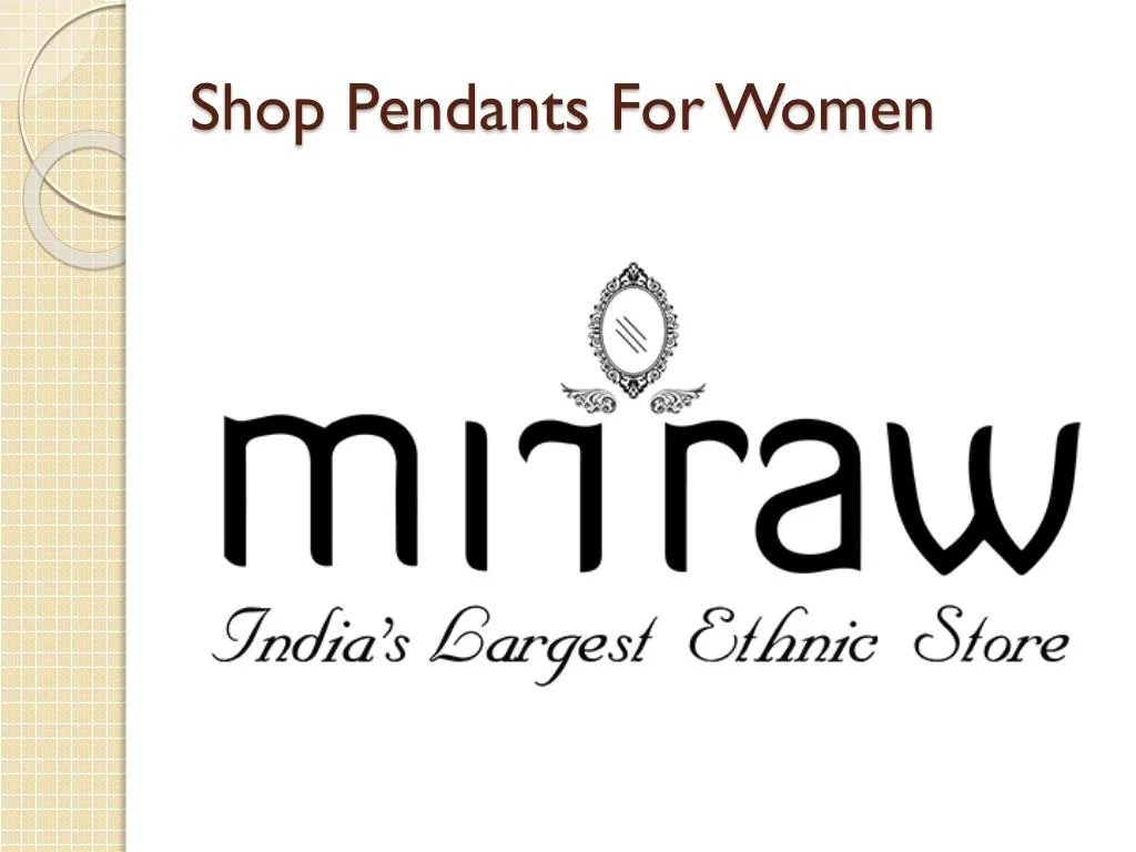 shop pendants for women