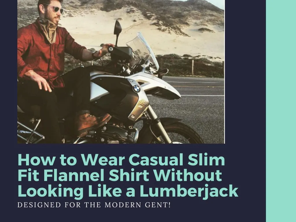 how to wear casual slim fit flannel shirt without