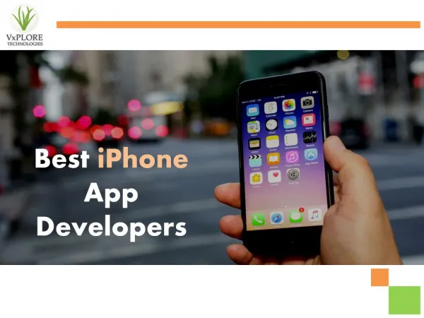 Best iPhone App Developers for Hire - Vxplore Technologies