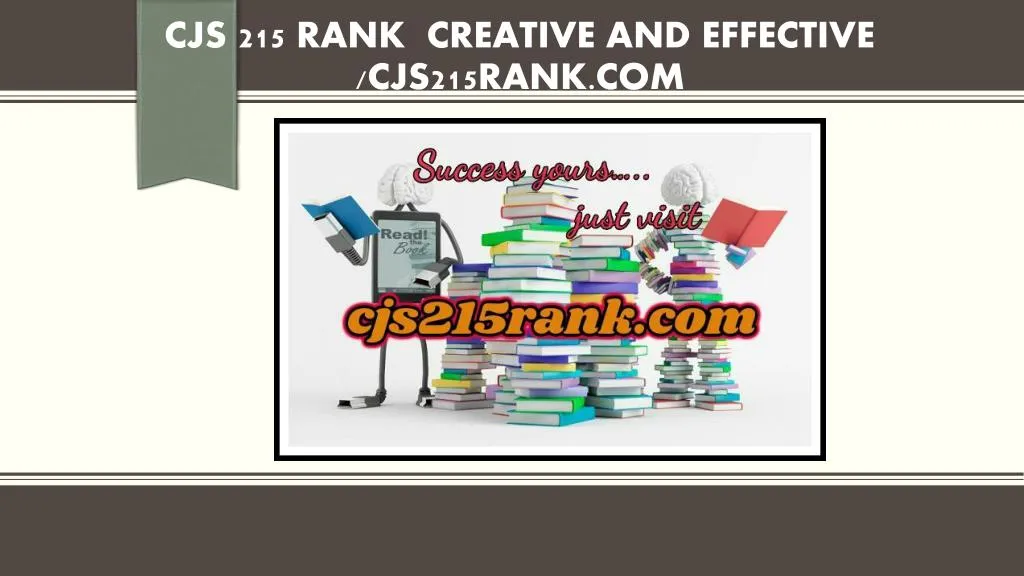 cjs 215 rank creative and effective cjs215rank com