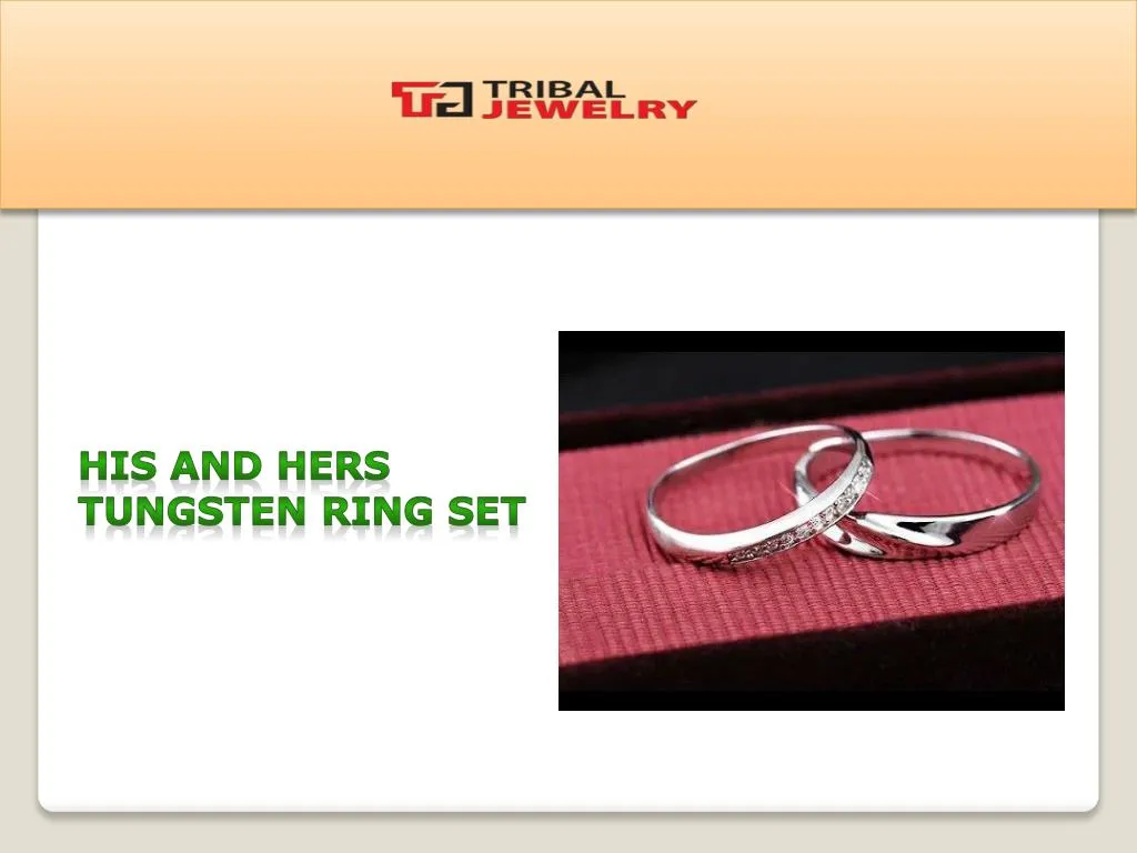his and hers tungsten ring set