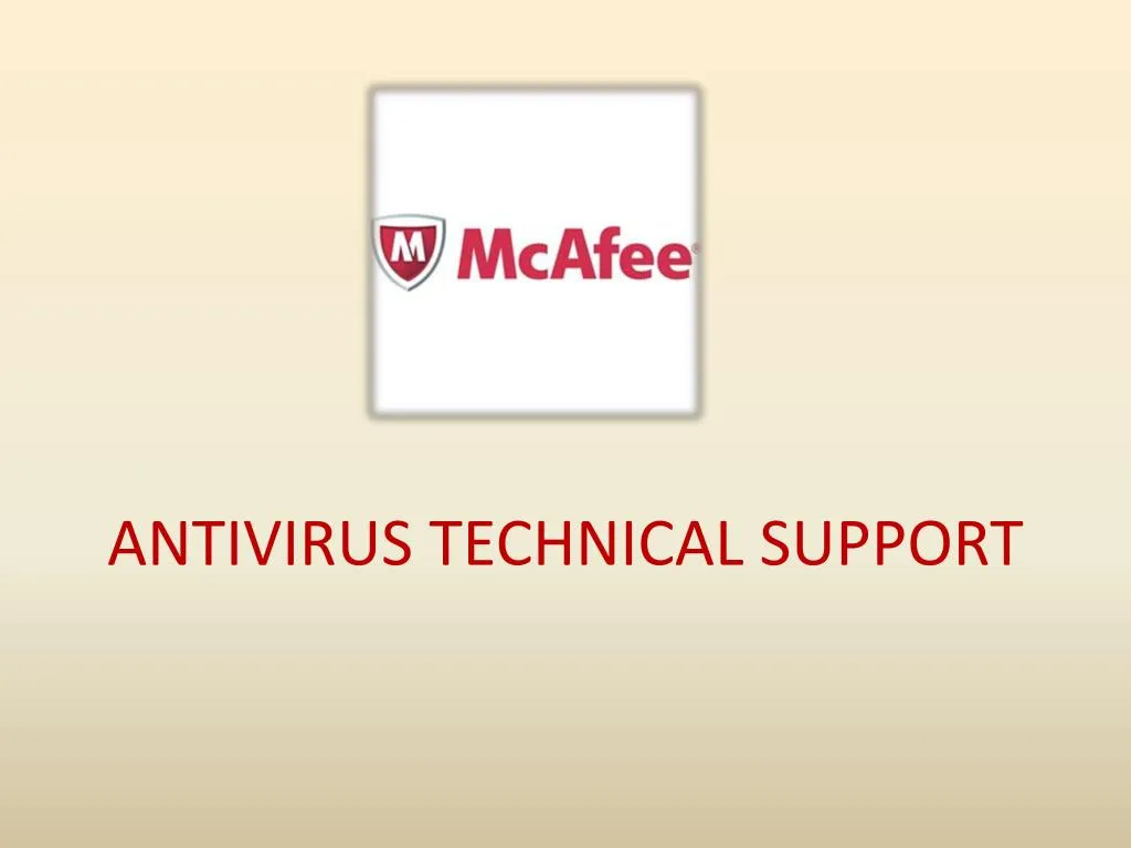 antivirus technical support
