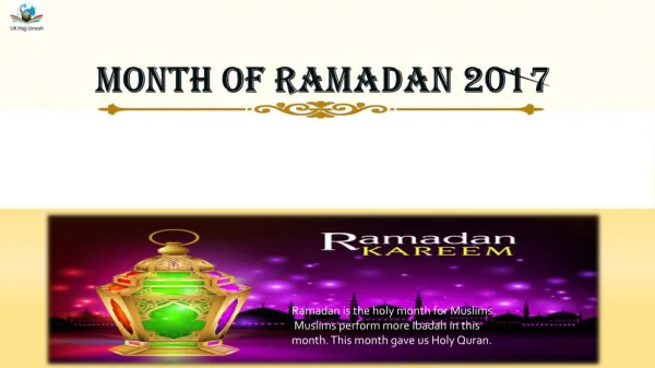 ramadan umrah packages