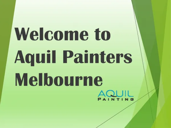 Aquil Painters Melbourne