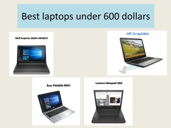 Top laptop under 600 dollars
