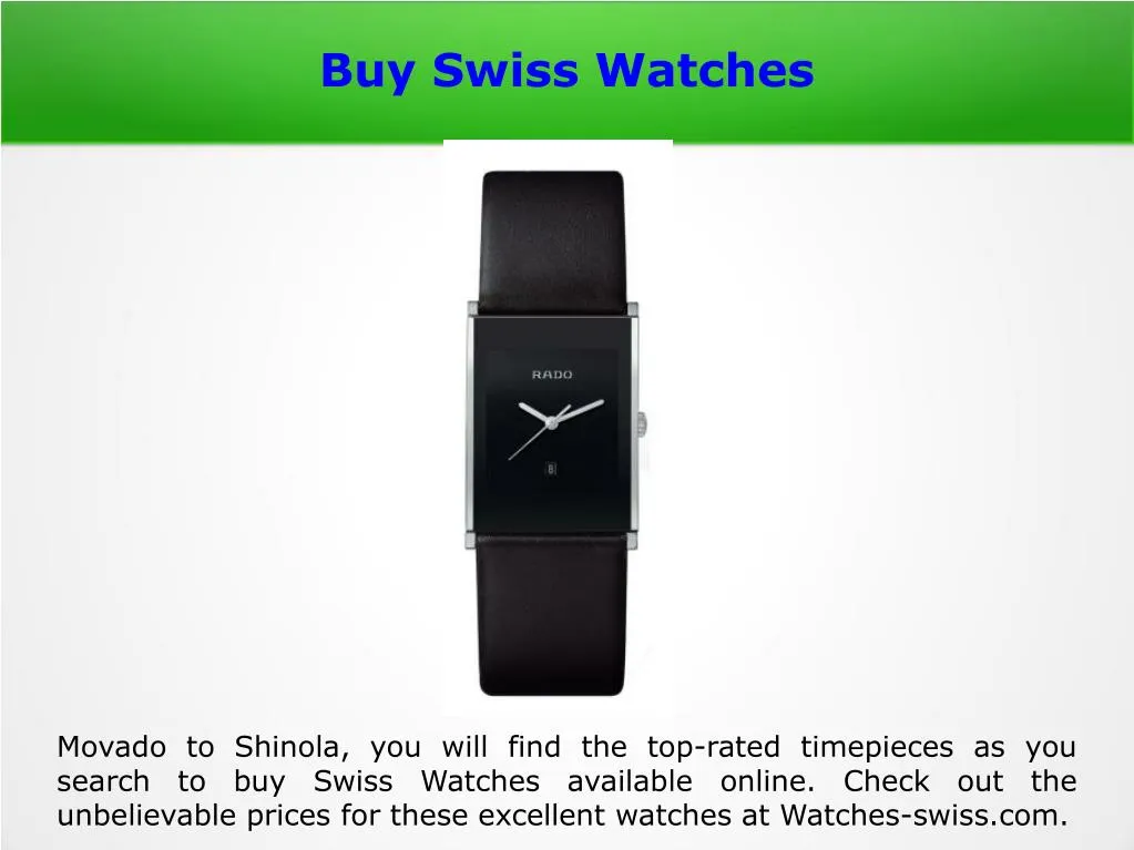 buy swiss watches