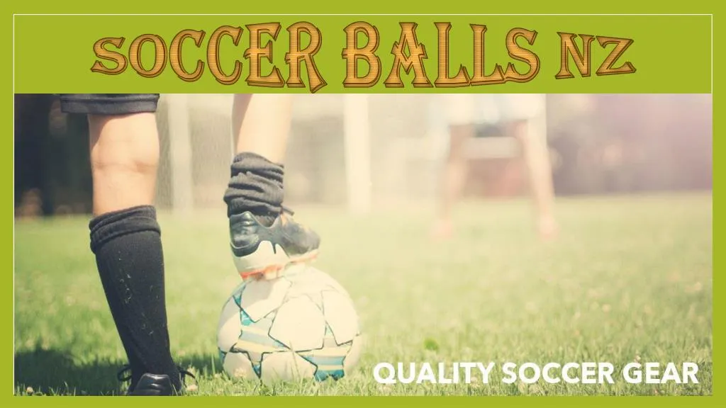 soccer balls nz