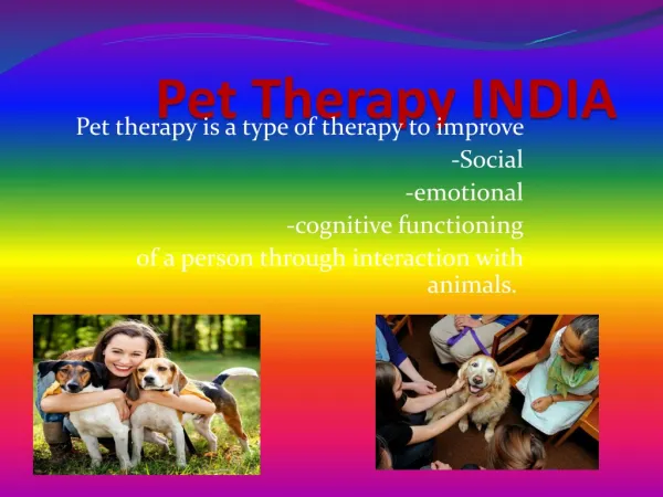 pet therapy india