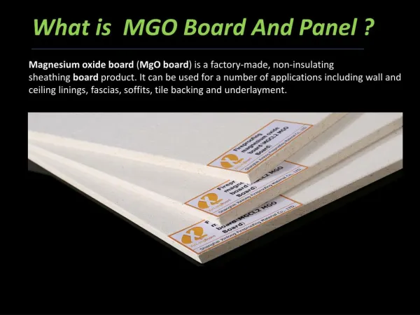 MgO boards are excellent | Jedpanel