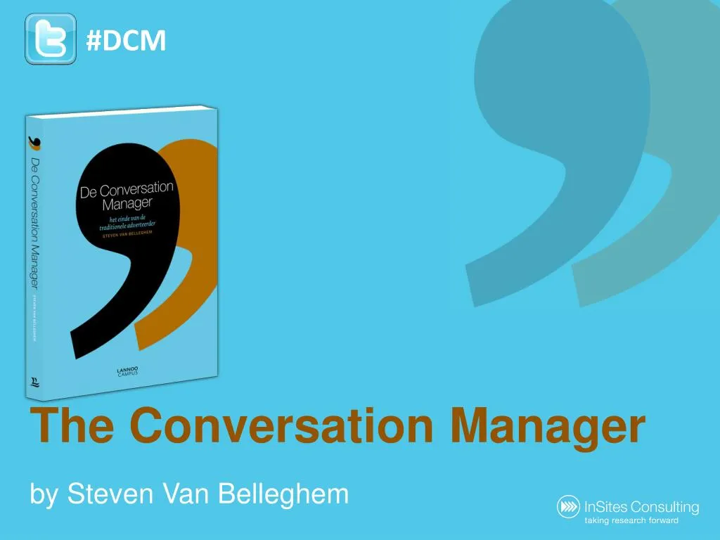 the conversation manager by steven van belleghem